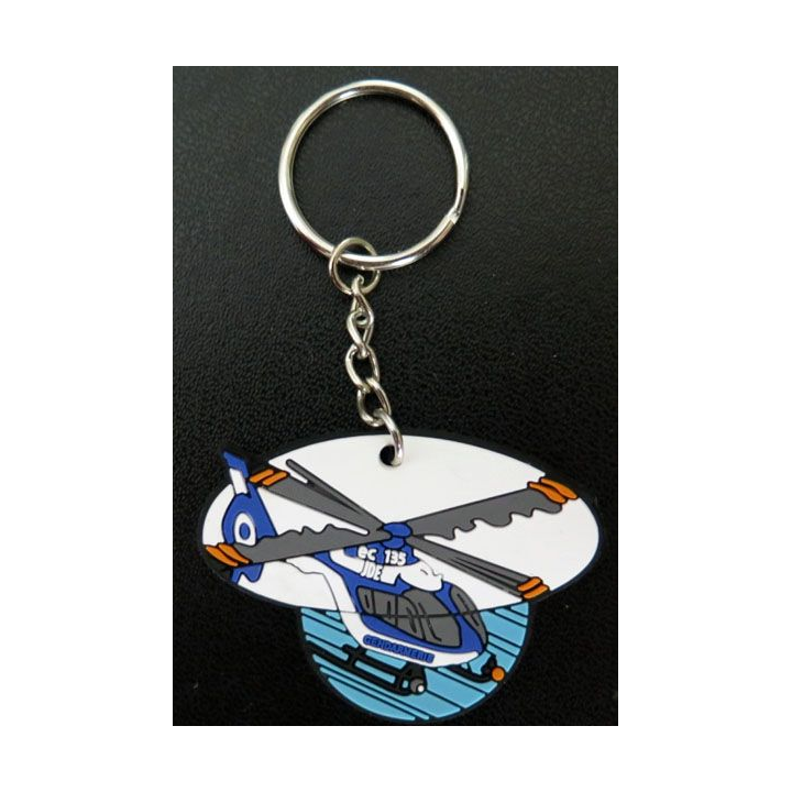 porte clefs de la gendarmerie EC 135 en mousse préformée 