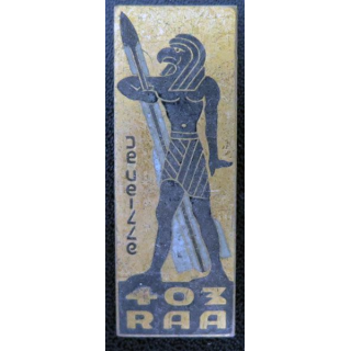 Insigne du 403° régiment d'artillerie antiaérienne 403° RAA