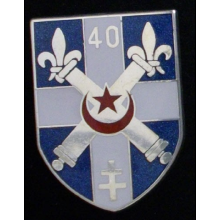 40°RA : 40°RÉGIMENT D'ARTILLERIE (PRESTIGE ARGENTÉ)