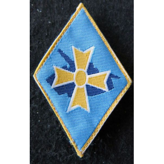 1° DB : insigne tissu de la 1° division blindée avec crochets