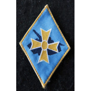 1° DB : insigne tissu de la 1° division blindée avec scratch