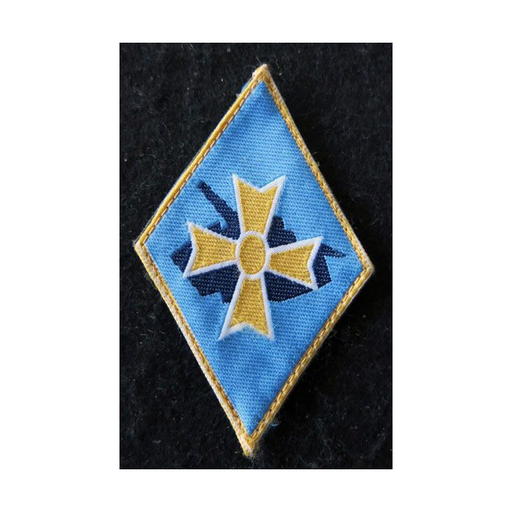 1° DB : insigne tissu de la 1° division blindée avec scratch