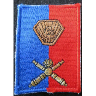 B ART : insigne en tissu de la brigade d'artillerie sur scratch