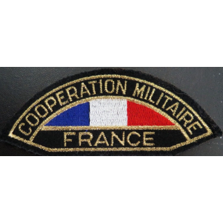 CMF : insigne d'épaule de la coopération militaire France hauteur 5 cm 