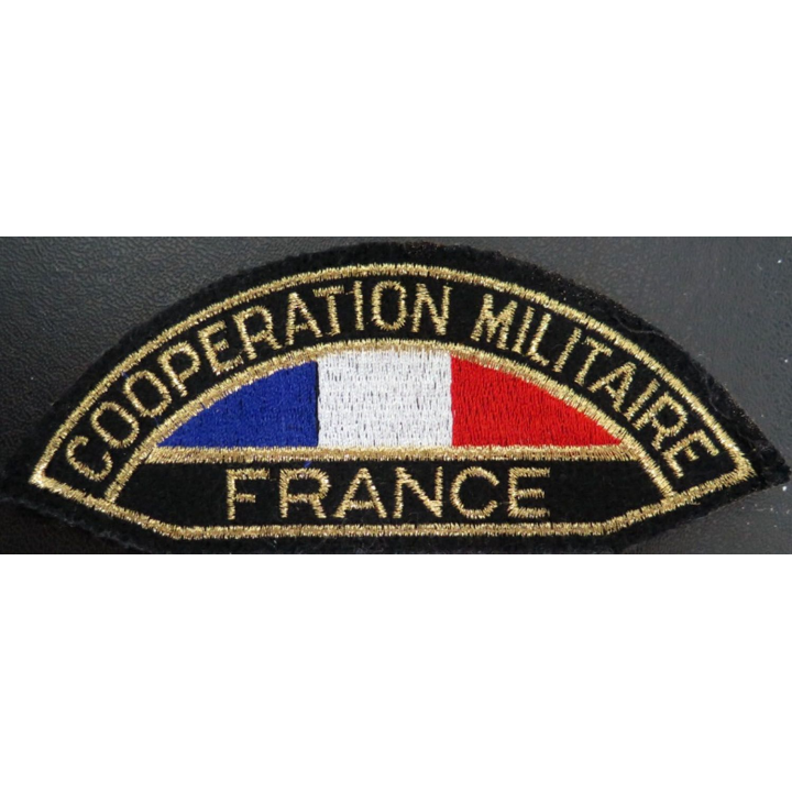 CMF : insigne d'épaule de la coopération militaire France hauteur 5 cm 