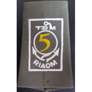 fourreau de combat de la CCS (blanc) du 5° RIAOM vendu à l'unité
