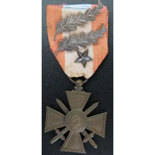 Croix guerre théâtres opérations extérieures 2 palmes étoile TOE