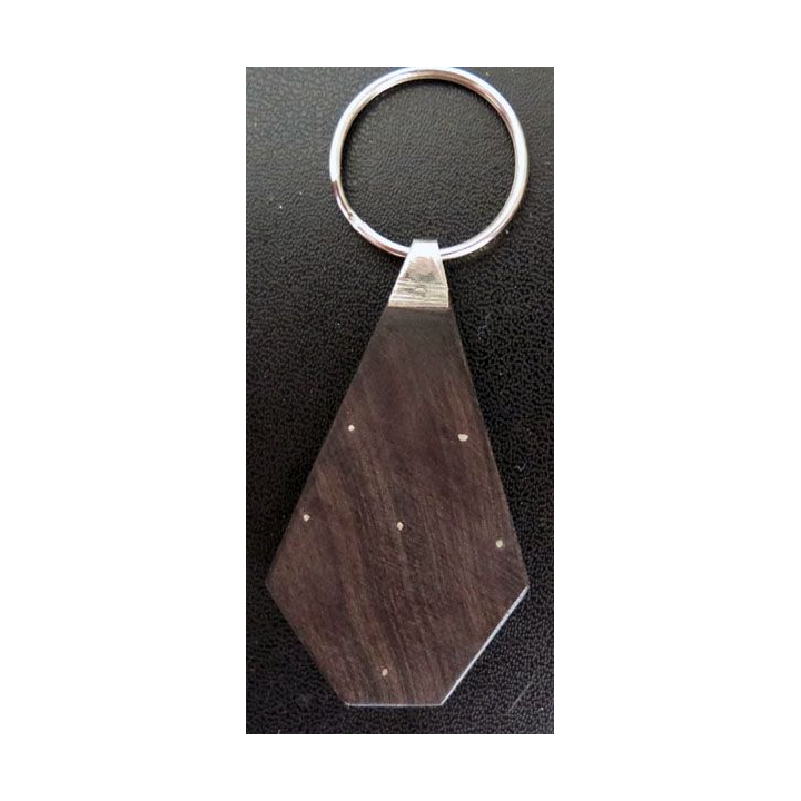 Porte clef mauritanien en métal argenté