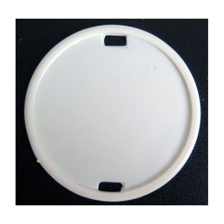 Macaron support d'insigne de béret blanc 