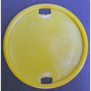 Macaron support d'insigne de béret jaune foncé