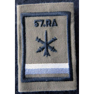 Fourreau de combat du 57° RA bande grise et blanche vendu à l'unité