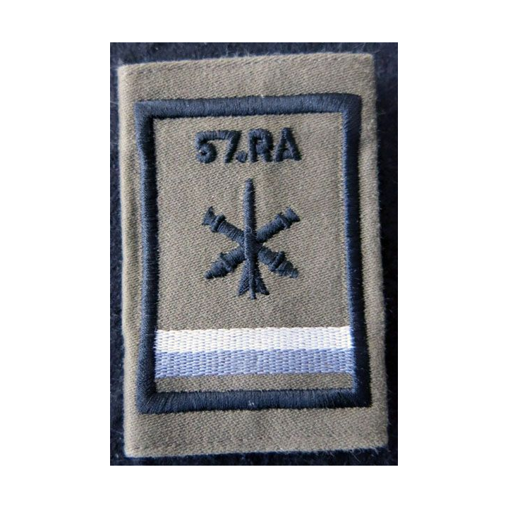 Fourreau de combat du 57° RA bande grise et blanche vendu à l'unité