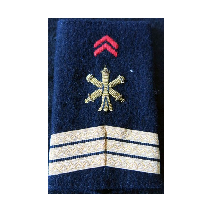 Fourreau de maréchal des logis chef artillerie en cannetille (vendu par paire) neuf