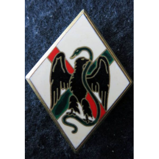 1° RE : insigne métallique du 1° régiment étranger de fabrication Drago Paris