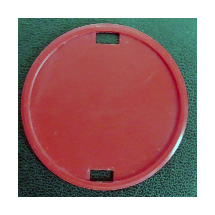 Macaron support d'insigne de béret marron