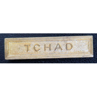 Barrette métallique  "TCHAD" dorée
