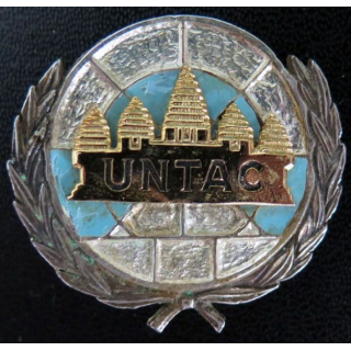 1° régiment étranger de cavalerie UNTAC Cambodge  Aixia éclat d'émail