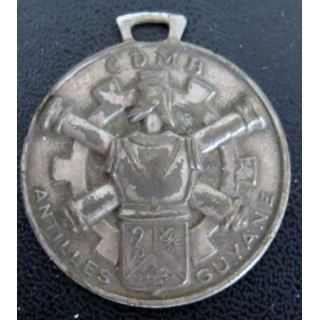 porte clefs de la CDMB Antilles Guyane 3,5 cm de fabrication FIA