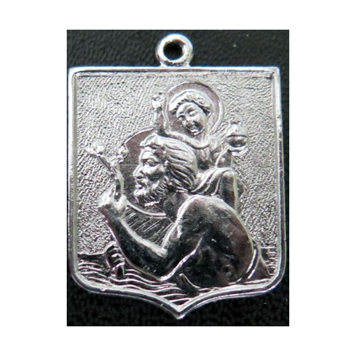 blason métal Saint Christophe médaille médaillette