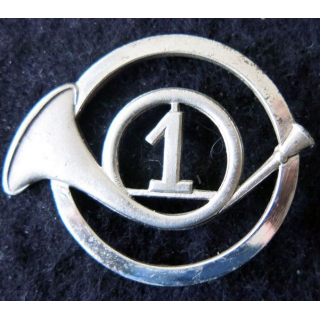 1° RCH : Insigne béret du 1° régiment de chasseurs fabrication Drago Paris