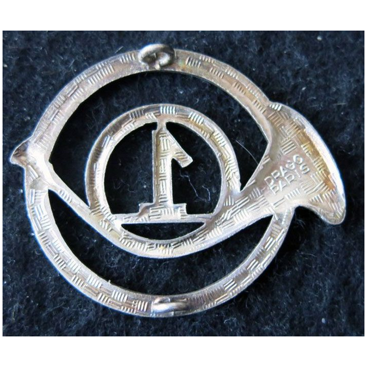 1° RCH : Insigne béret du 1° régiment de chasseurs fabrication Drago Paris