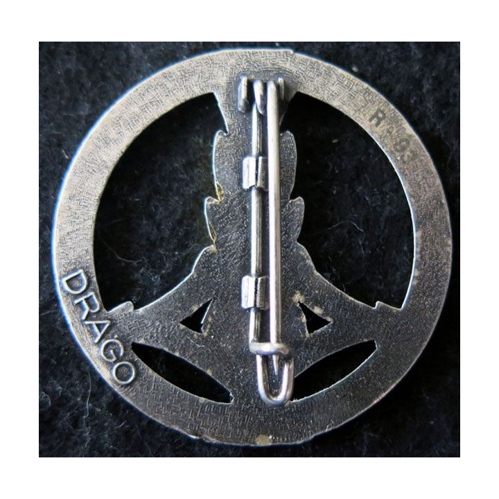 1° ESPLE : insigne de béret du 1° escadron saharien porté de la légion étrangère fabrication Drago Paris R 93