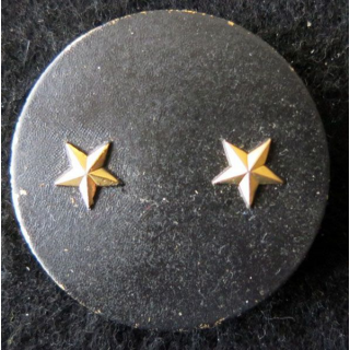 INSIGNE DE BÉRET : Insigne de béret  de général de brigade 2 étoiles dorées L. Bichet