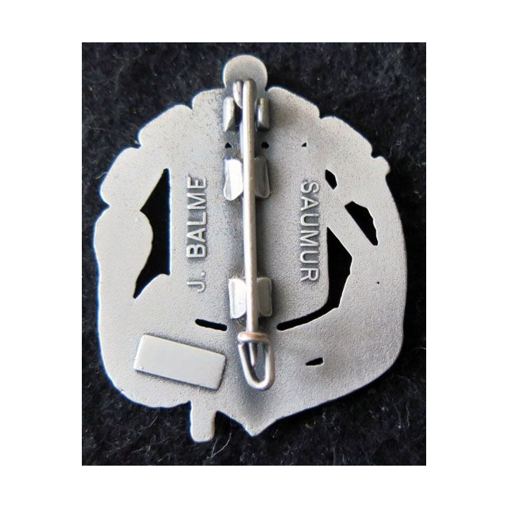FUSILIERS MARINS : insigne béret des fusiliers marins de fabrication Balme Saumur