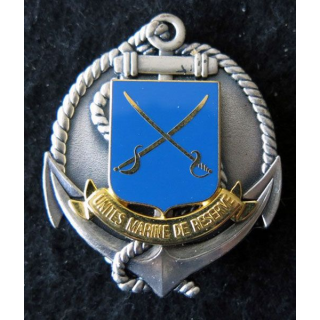 UNITÉS MARINE RESERVE : insigne béret des unités Marine de Réserve de fabrication Drago 2 épingles