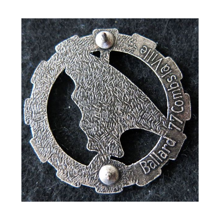 519° RT : Insigne de béret du 519° régiment du Train de fabrication Ballard