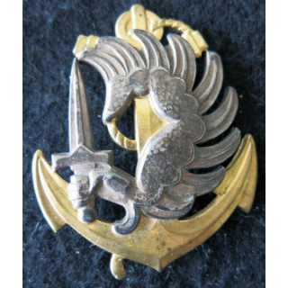 PARA TDM : insigne de béret des troupes parachutistes aéroportées des troupes de marine Drago G. 1535