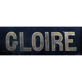 MARINE : bande de bachi de marin " GLOIRE " longueur 62 cm