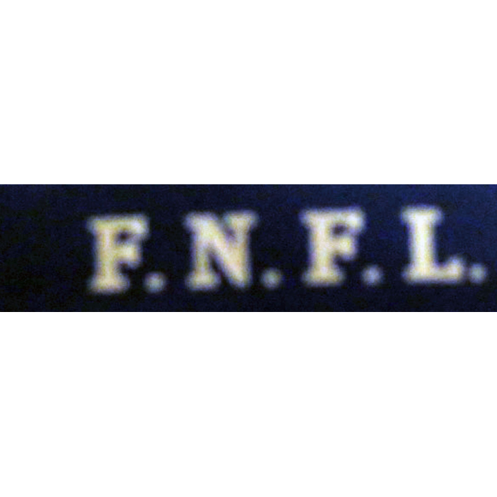 MARINE : bande de bachi de marin " F.N.F.L " longueur 85 cm