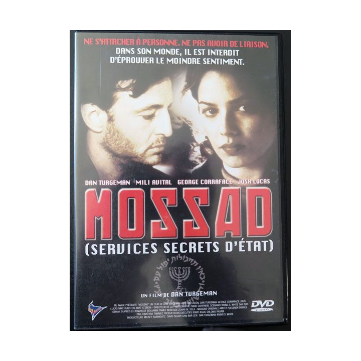 DVD Mossad services secrets d'état avecDan Turgeman et mili Avital