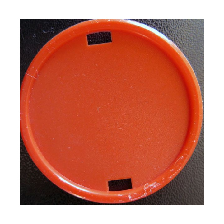 Macaron support d'insigne de béret orange clair
