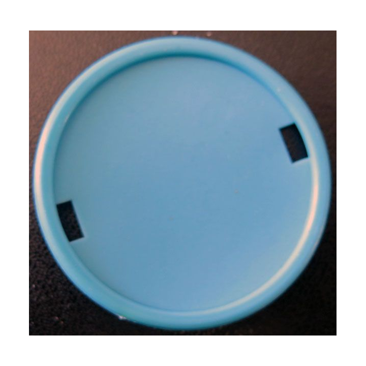 Macaron support d'insigne de béret bleu pétrole