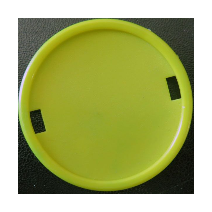 Macaron support d'insigne de béret jaune citron