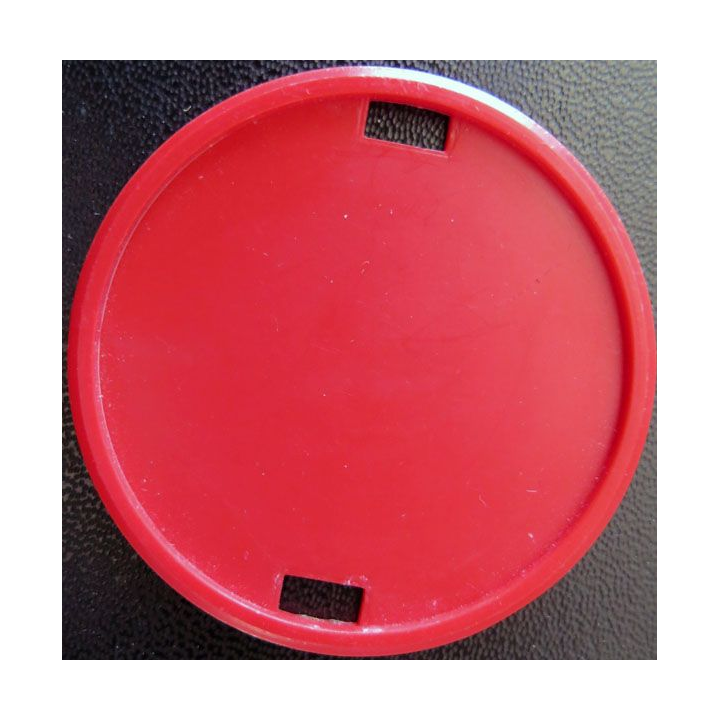 Macaron support d'insigne de béret orange foncé