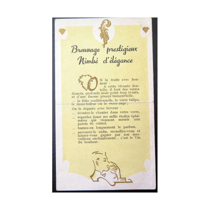 Carte la brillante parure du Champagne