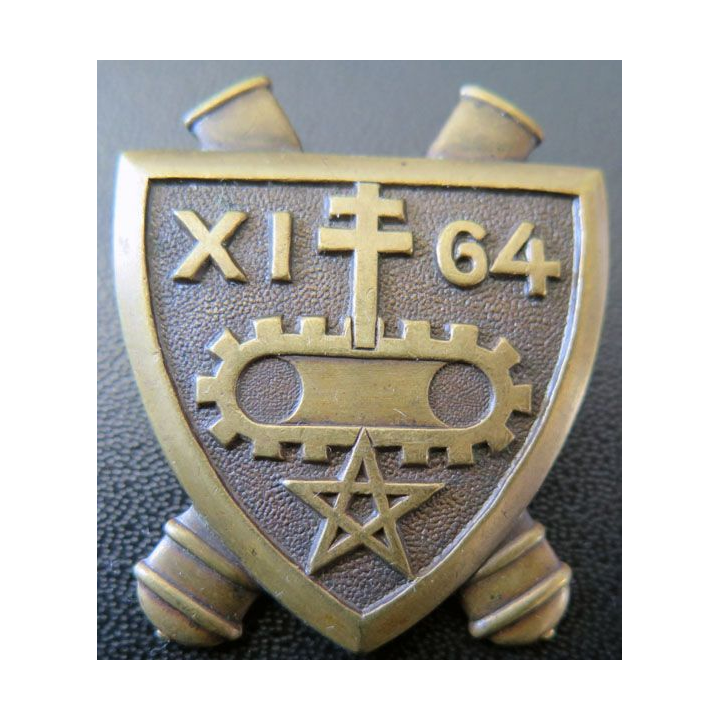 64° RAA XI° Groupe régiment artillerie Afrique 2° DB division blindée