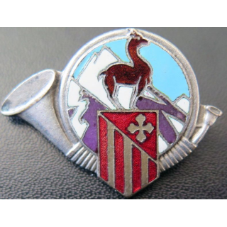 2 1/2° BCP : 2° demi brigade de chasseurs pyrénéens Drago Béranger émail