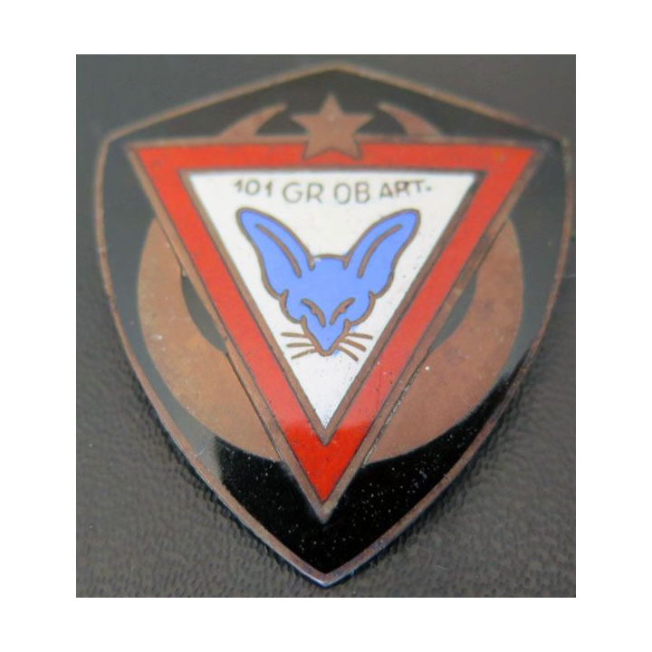 101° GOA : 101° groupe d'observation de l'artillerie en émail (Klein & Quenzer)