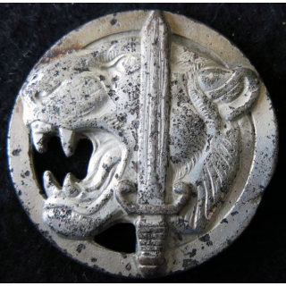 COMMANDO 610 : insigne métallique de béret du commando 610 sans fabricant attache non conforme