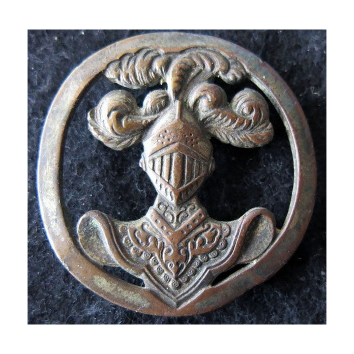 ABC : insigne de béret de l’arme blindée cavalerie de fabrication Aubert et Cie