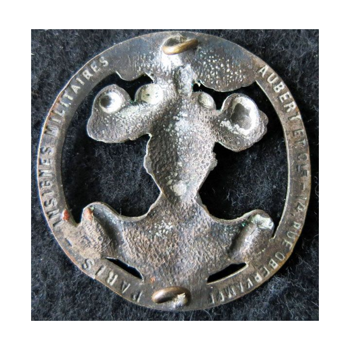 ABC : insigne de béret de l’arme blindée cavalerie de fabrication Aubert et Cie