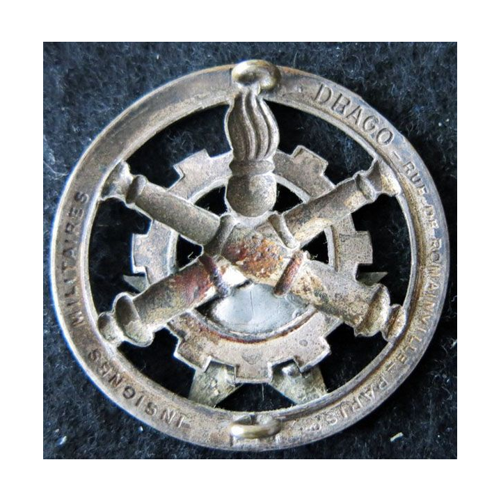MAT : insigne de béret du matériel (gardien) de fabrication Drago Romainville