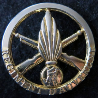 92° RI : insigne béret 92° régiment infanterie "régiment d'Auvergne" AP-C 16396