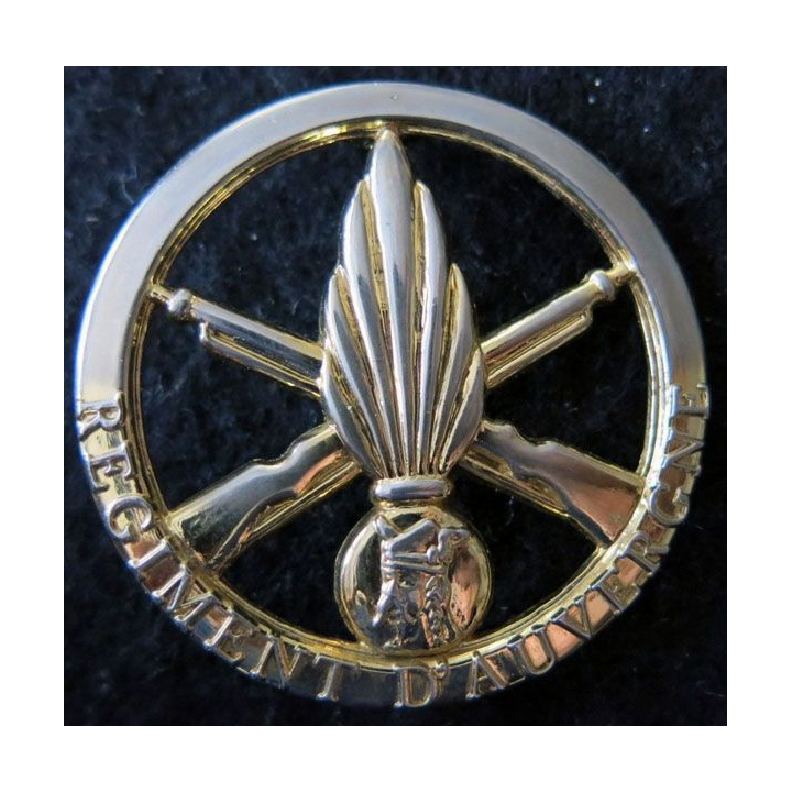 92° RI : insigne béret 92° régiment infanterie "régiment d'Auvergne" AP-C 16396