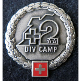 SUISSE : insigne de béret de la 2° div Camp de l'armée territoriale suisse