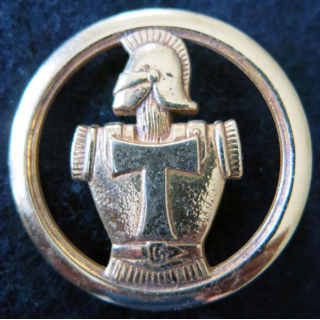TRANS : insigne de béret des transmissions de fabrication Coinderoux Paris